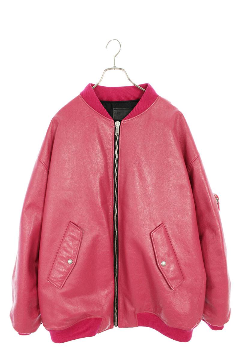 21AW オーバーサイズナッパレザーボンバージャケット
