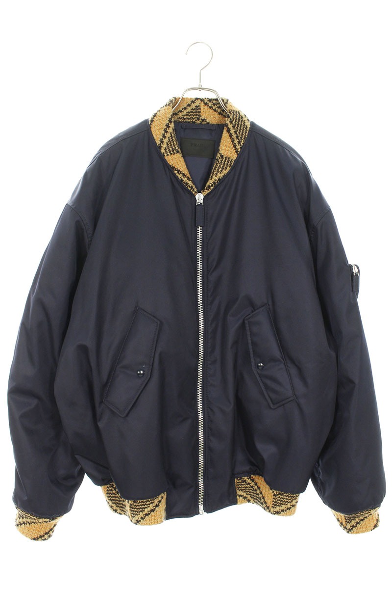 21AW ReNylonニットボンバージャケットブルゾン