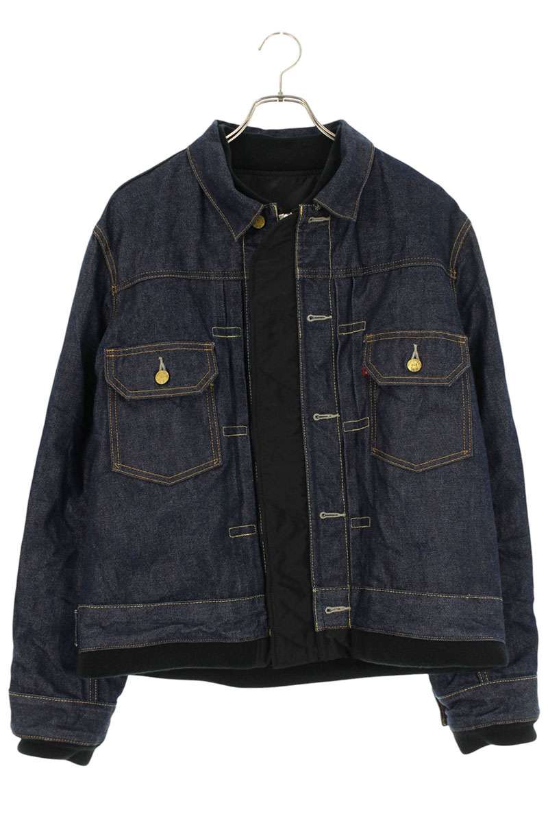 ナイロン ツイル リバーシブル デニムジャケット 25SS 25-03707M Denim x Nylon Twill Reversible