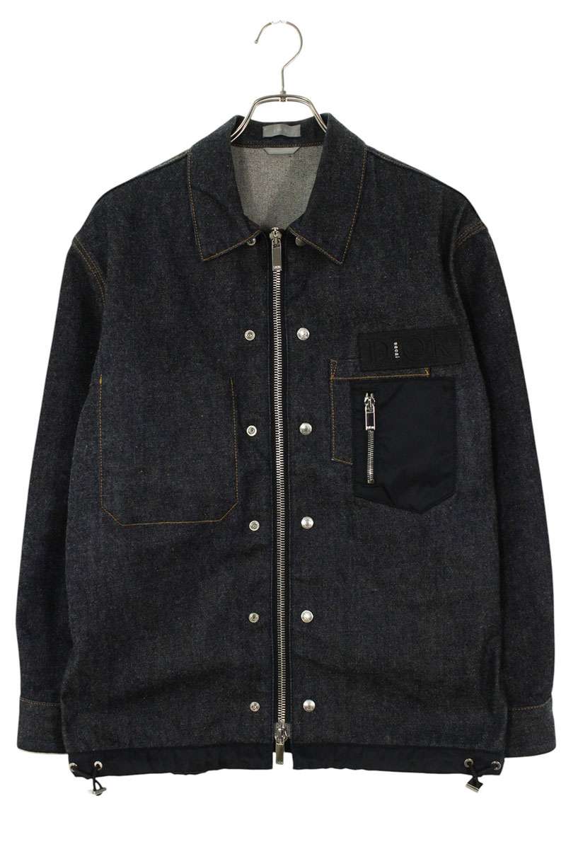 ダブルネームジップアップデニムジャケット 213D487AY507