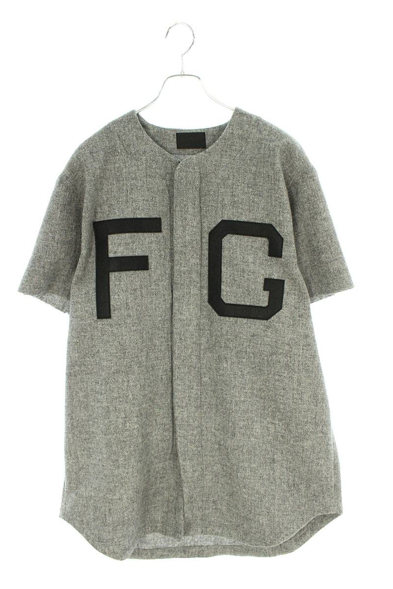 SEVENTHS COLLECTION ジップアップ FGロゴ ベースボール半袖シャツ