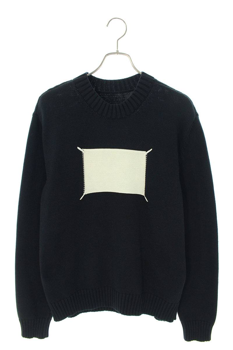 カレンダータグクルーネックニット 20SS