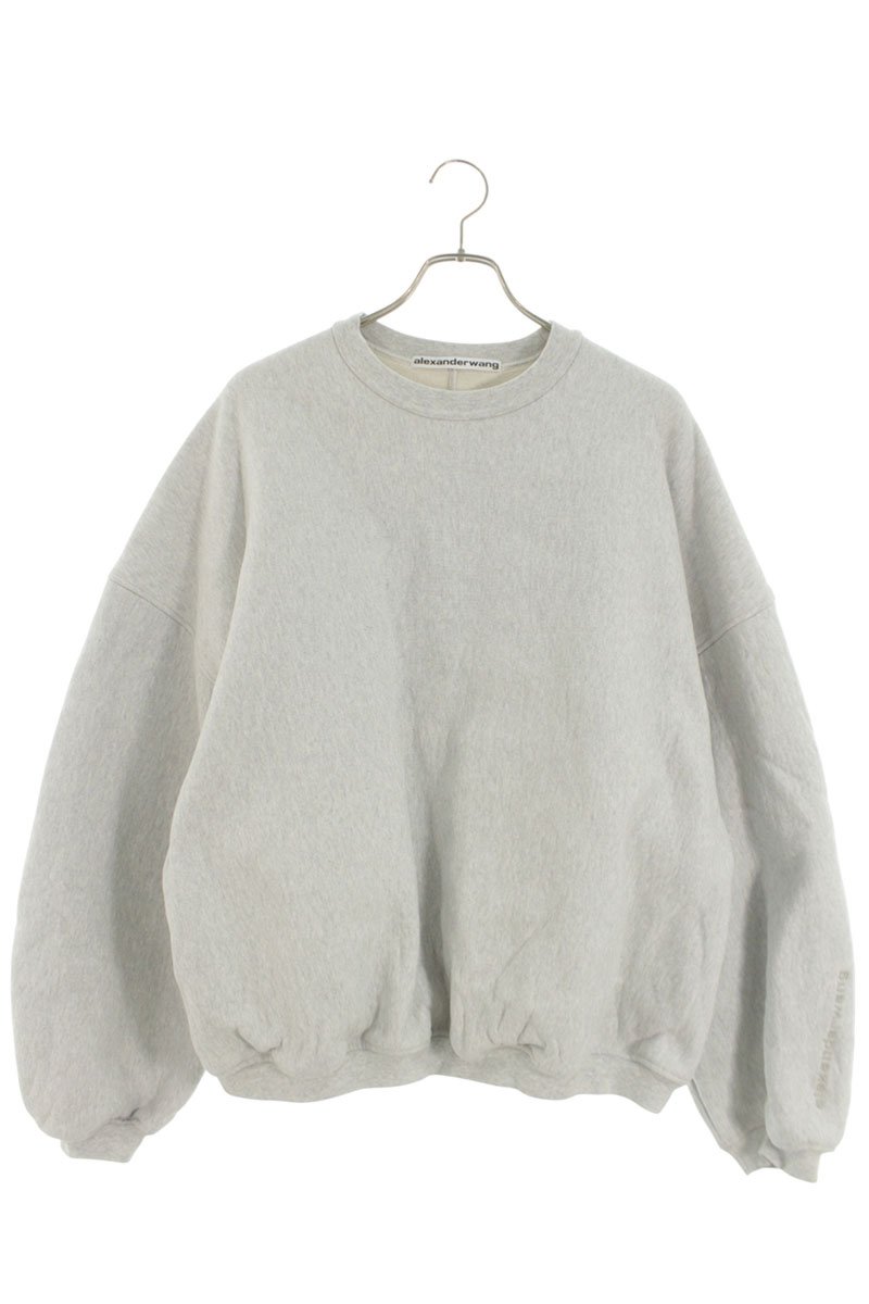 6CC3242044 袖ロゴクロップドスウェット