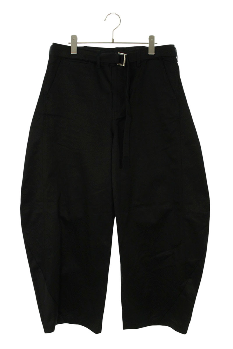 ベルトコットンワイドロングパンツ 26SS