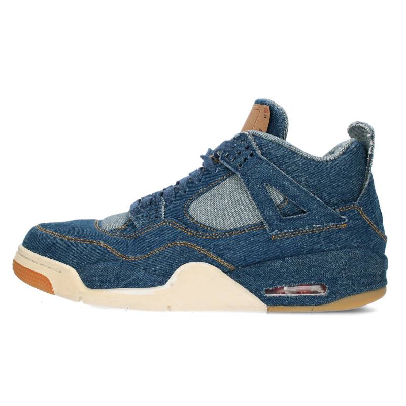 AIR JORDAN 4 RETRO AO2571-401 ×リーバイス ジョーダン 4 レトロ