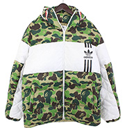 x BAPE シャークダウンジャケット