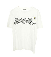 ×カウズ 19SS ロゴプリントTシャツ