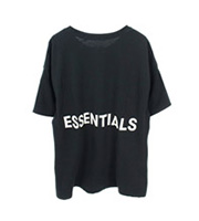 ESSENTIALSバックロゴ オーバーサイズTシャツ 長袖シャツ