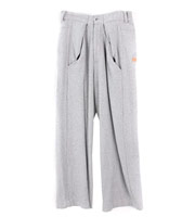 ×ビーントリル 【15AW】変形ポケット ワイドスウェットロングパンツ