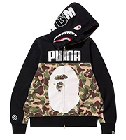 x BAPE シャーク パーカー