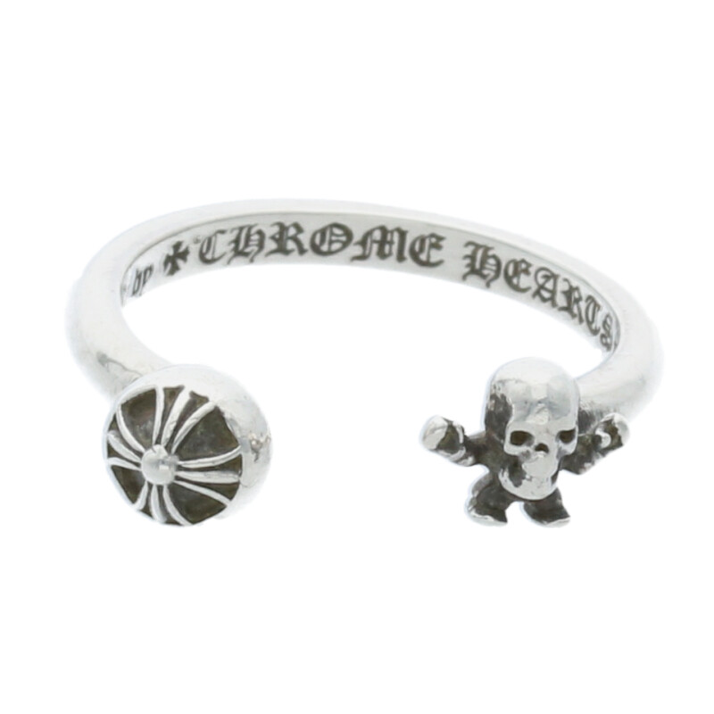 クロムハーツ Chrome Hearts FT HRRS TEETER/CRS BALL ハリスティータ/クロスボールシルバーリング