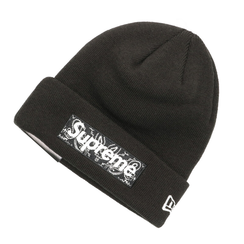 シュプリーム SUPREME × ニューエラ New Era New Era Box Logo Beanie バンダナボックスロゴキャップ