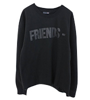 16AW FRIENDSプリント クラッシュスウェット