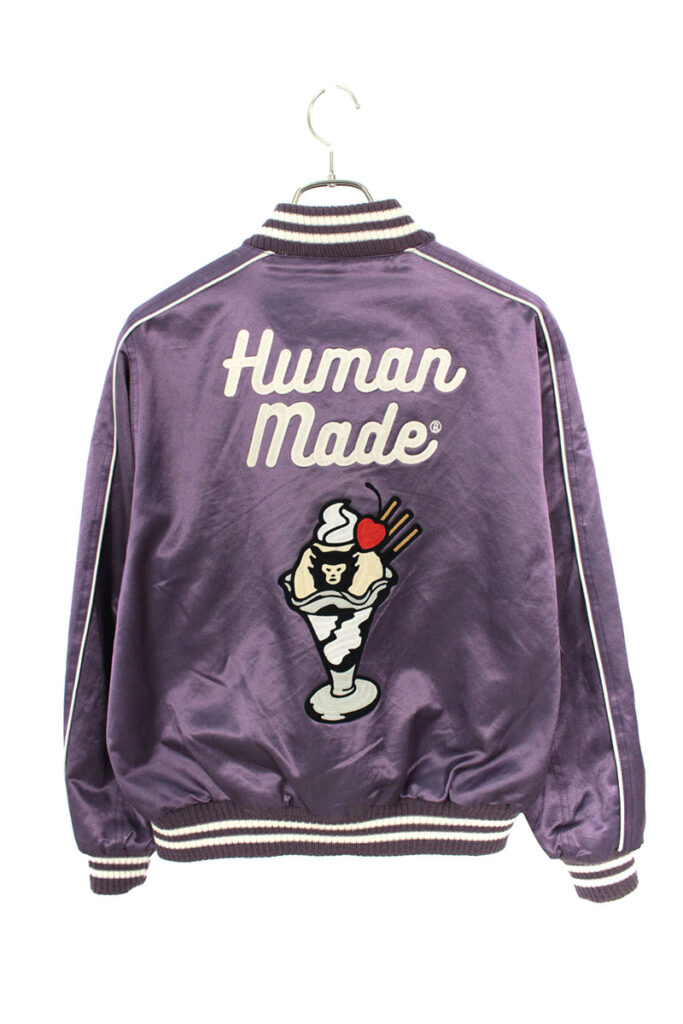 ヒューマンメイド HUMAN MADE HM 25 VARSITY JKT サテンバーシティ