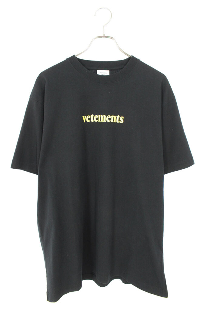 ヴェトモン ロゴプリントオーバーサイズTシャツ S