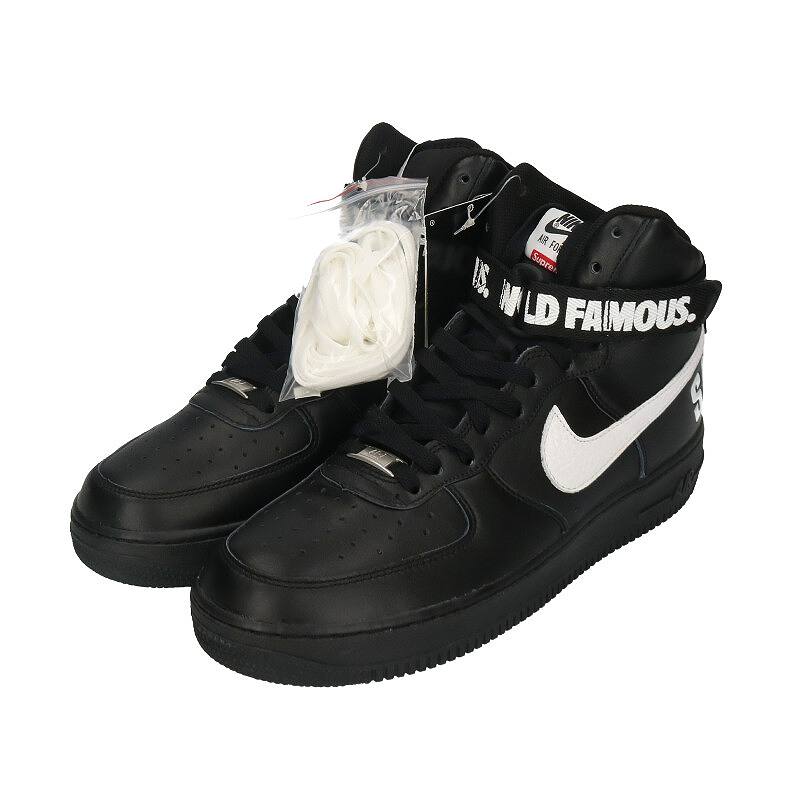 ナイキ NIKE × シュプリーム SUPREME AIR FORCE 1 HIGH SUPREME SP 698696-010 エアフォース1ハイシュプリームスニーカー