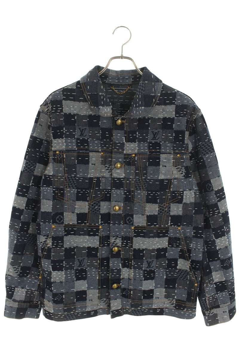 25AW RM252M WIO HTA80W 再構築総柄デニムジャケット