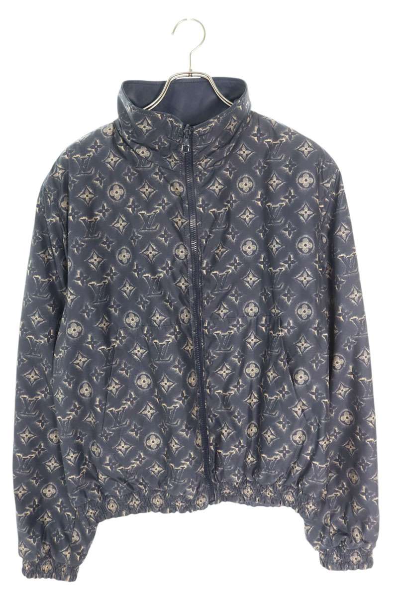 23AW RM232M Y09 HPL03E モノグラムサンドリバーシブルミックスレザーブルゾン