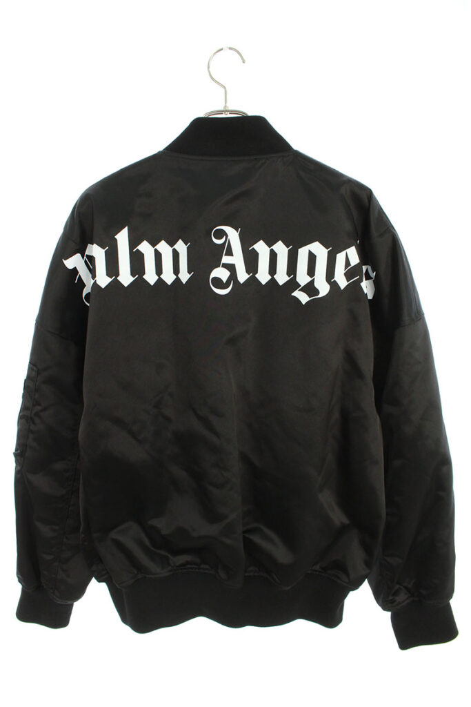 PMEH002E20FAB0011001 LOGO OVER BOMBER JACKET バックロゴオーバーサイズMA-1ボンバージャケットブルゾン