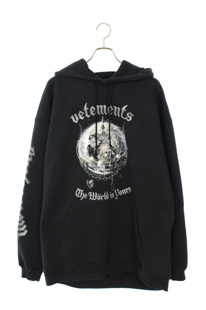 ヴェトモン VETEMENTS UAH21TR613 MOTORHEADモーターヘッドプリントプルオーバーパーカー