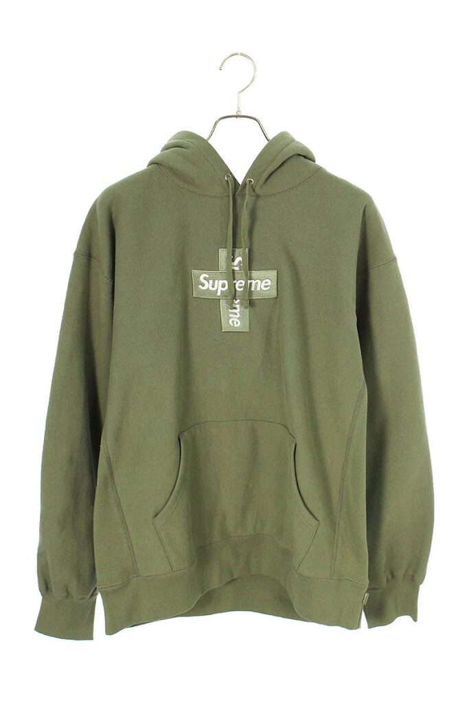 シュプリーム SUPREME Cross Box Logo Hooded Sweatshirt クロスボックスロゴフーデッドスウェットシャツパーカー