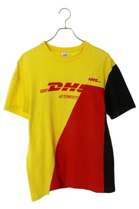 ヴェトモン VETEMENTS DHL再構築ロゴプリントTシャツ