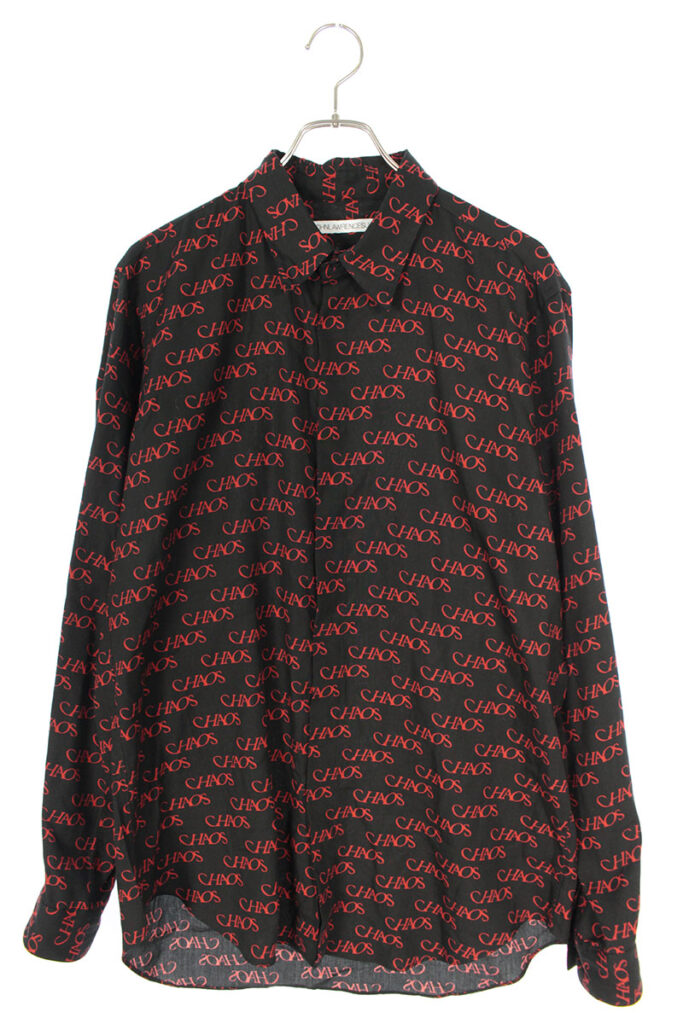 ジョンローレンスサリバン JOHNLAWRENCESULLIVAN 3A003-0221-22/CHAOS REGULAR COLLAR SHIRT カオスロゴ長袖シャツ