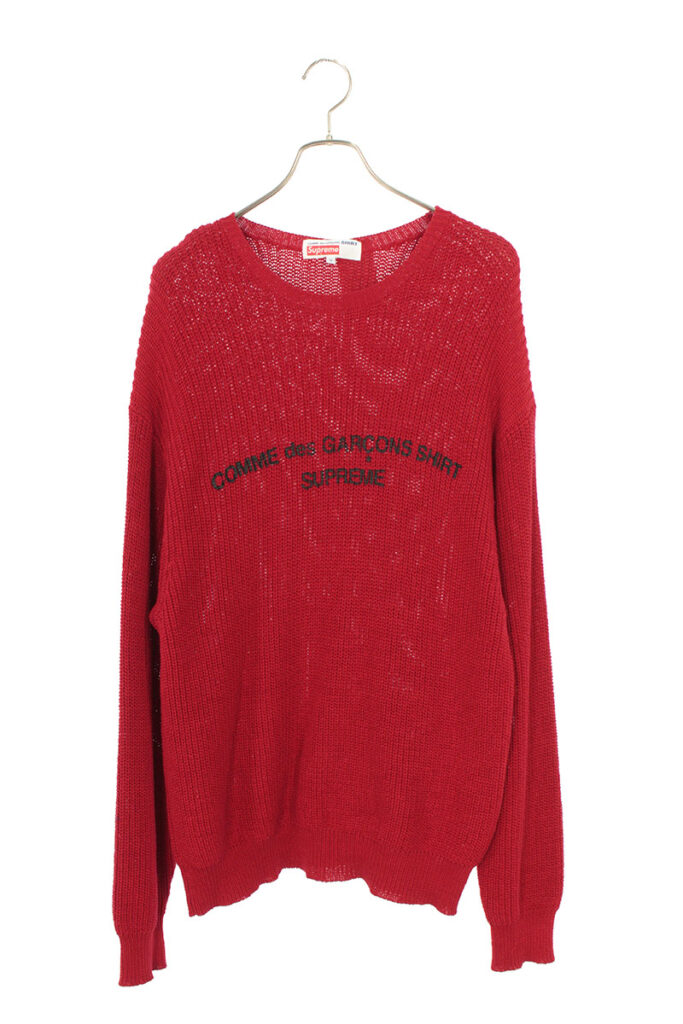 SUPREME シュプリーム COMME des GARCONS SHIRT コムデギャルソンシャツ  Cotton Sweater コットンセーター