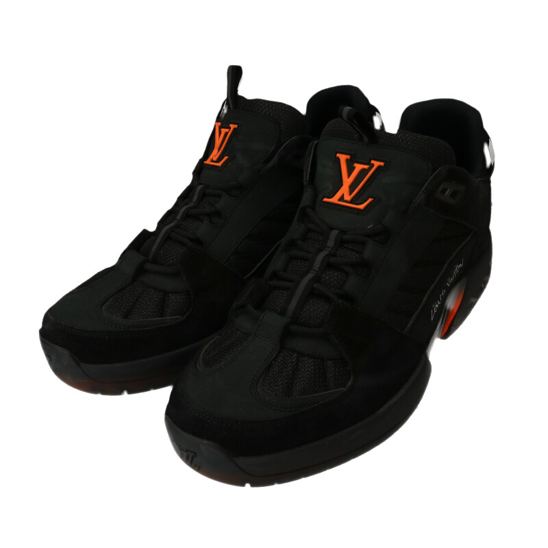 ルイヴィトンヴァージルアブロー LOUISVUITTON Virgil Abloh 1A8J2R アビューライン スニーカー スウェード切り替えローカットスニーカー