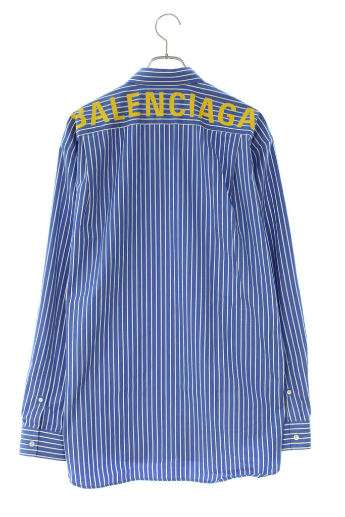 バレンシアガ BALENCIAGA 556878 TDM08 バックロゴプリントストライプ