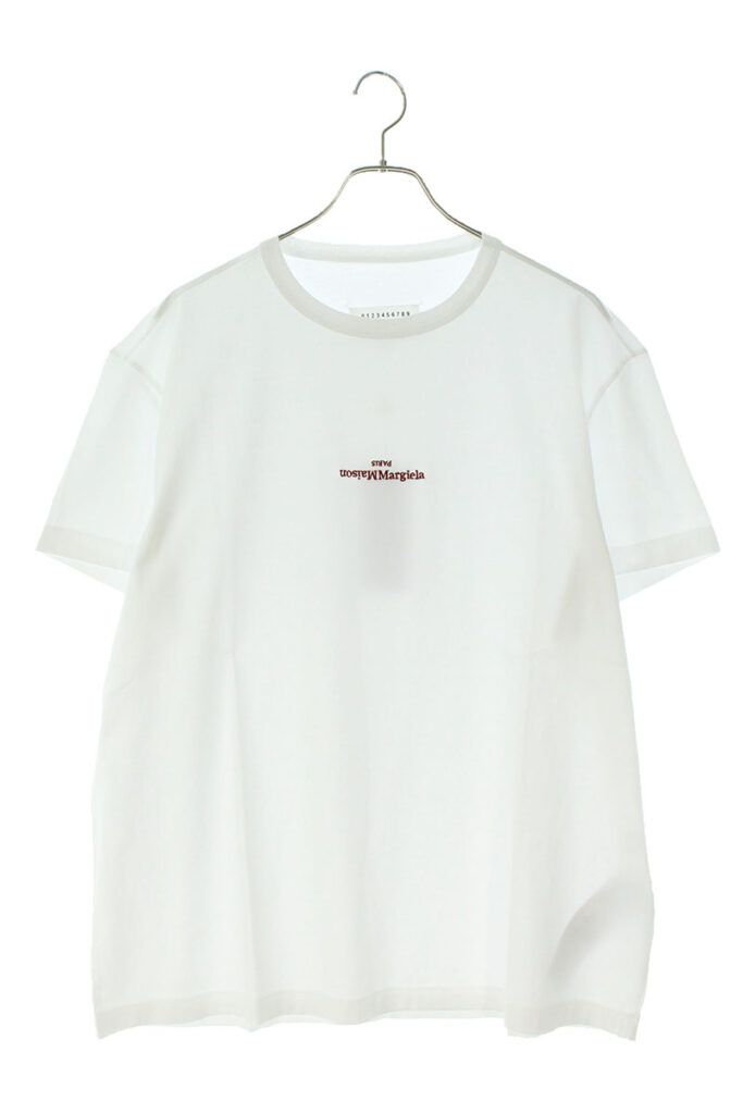 メゾンマルジェラ Maison Margiera S30GC0701 ディスト―テッドロゴプリントTシャツ