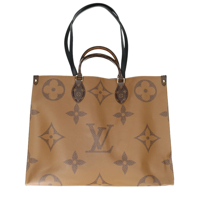 ルイヴィトン ニコラジェスキエール LOUIS VUITTON Nicolas Ghesquiere M44576 オンザゴーGM ジャイアント モノグラムハンドバッグ