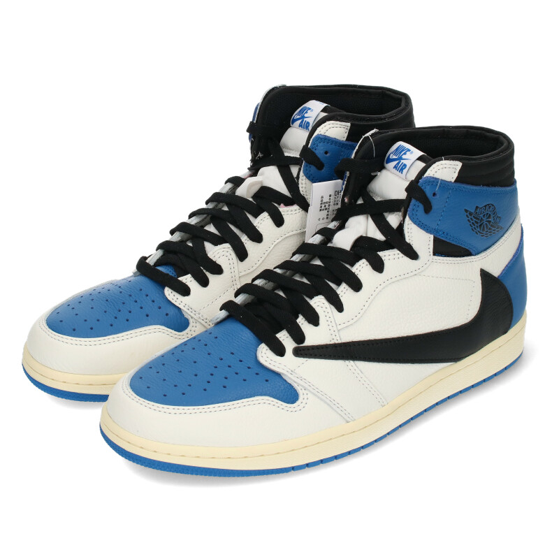 ナイキ NIKE × トラヴィス・スコット Travis Scott × フラグメント FRAGMENT DESIGN AIR JORDAN 1 HI OG SP MILITARY BLUE DH3227-105