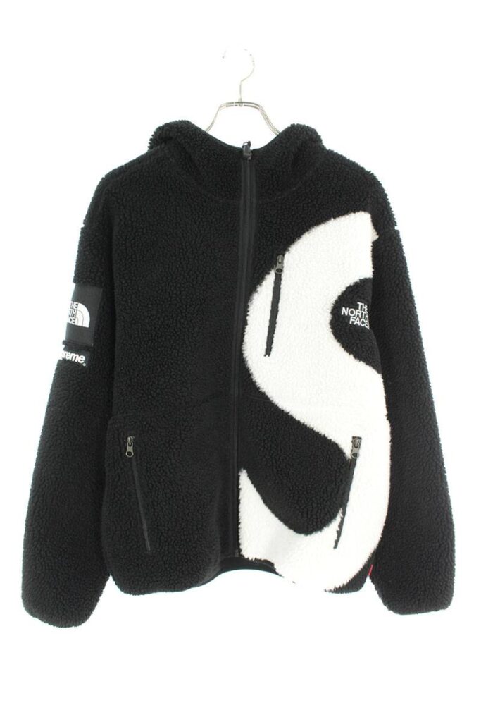 シュプリーム Supreme × ノースフェイス THE NORTH FACE Sロゴフーデッドフリースジャケットブルゾン S Logo Hooded Fleece Jacket