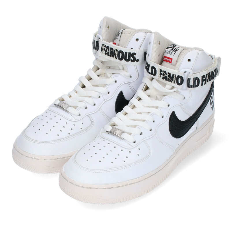 ナイキ NIKE × シュプリーム Supreme AIR FORCE 1 HIGH SP 698696-100