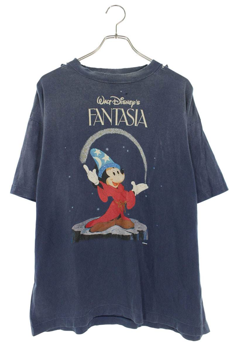 セントマイケル ファンタジアプリントヴィンテージ加工Tシャツ