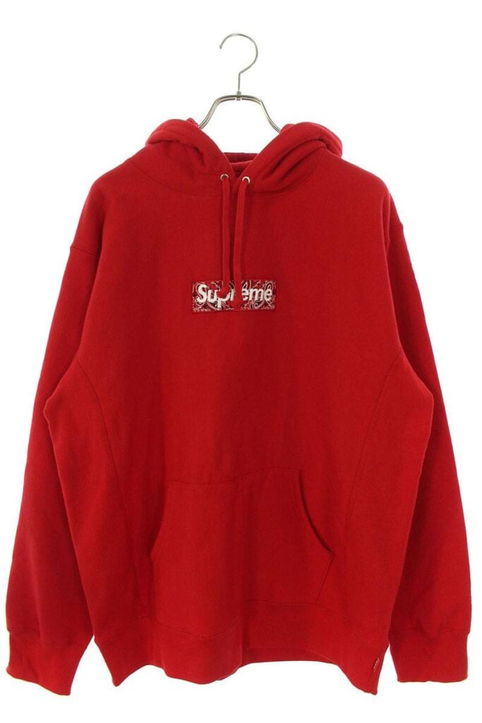 シュプリーム Supreme Bandana Box Logo Hooded Sweatshirt バンダナボックスロゴプルオーバーパーカー