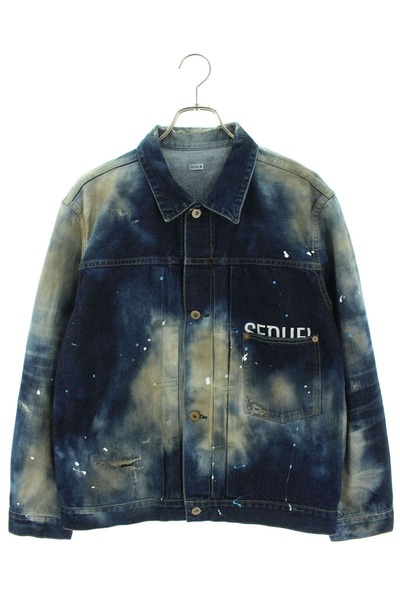 SQ-21AW-JK-10 DENIM JACKET ヴィンテージ加工 デニムジャケット