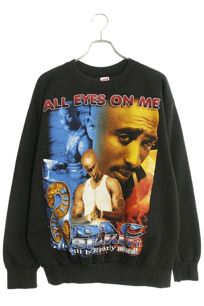 2PAC ALL EYES ON ME 2パックプリントクルーネックスウェット