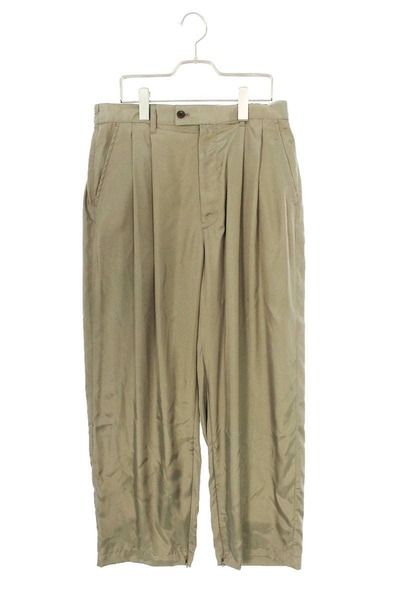 CUPRO WIDE TROUSERS キュプラ ワイド トラウザーパンツ