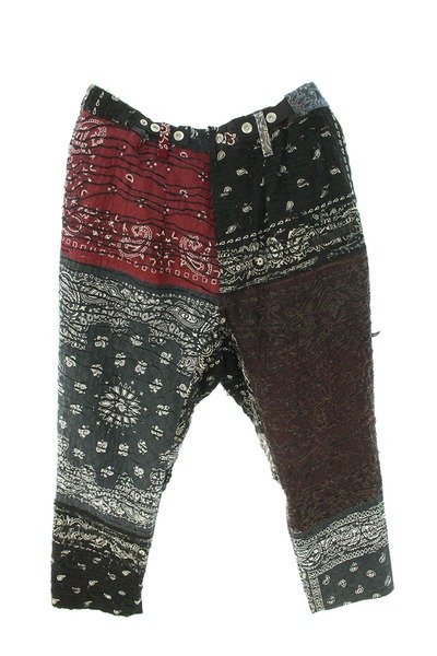 BANDANA QUILTING TROUSERS PQ COTDPT-360 バンダナ キルティング トラウザー ロングパンツ