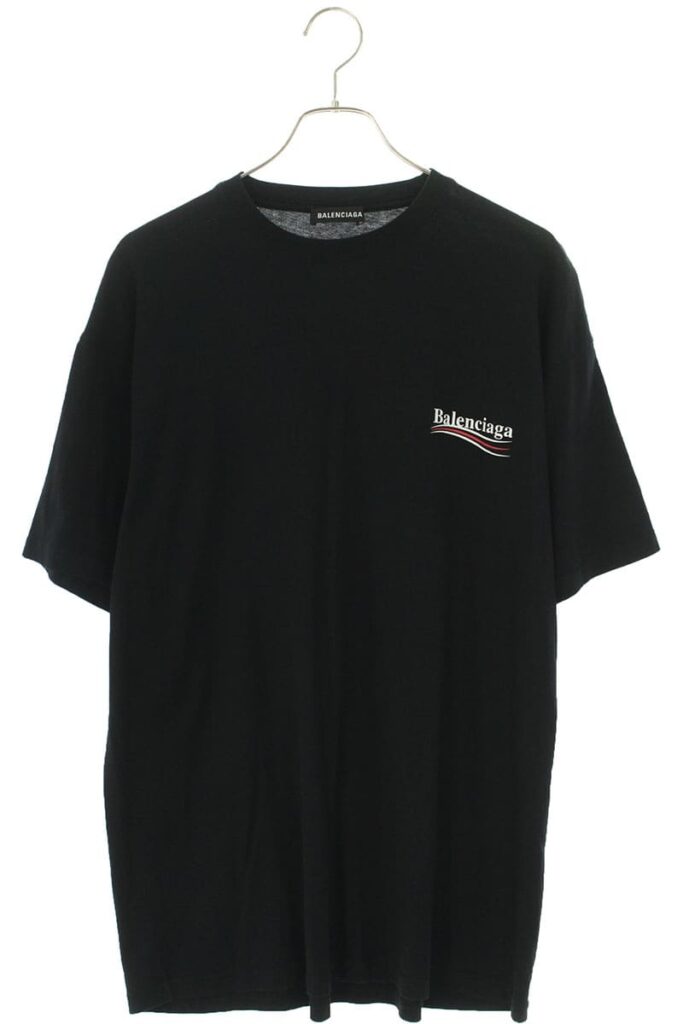 バレンシアガ BALENCIAGA 508203 TAV44 キャンペーンロゴオーバーサイズTシャツ