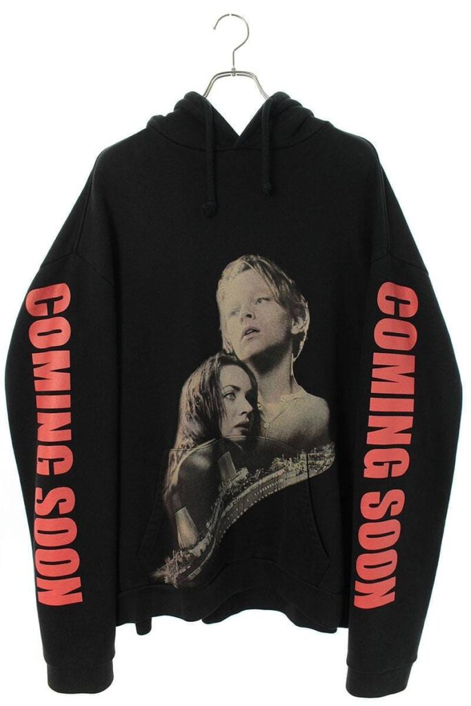 ヴェトモン VETEMENTS Kiss & Titanic Hooded Zip-up Sweatshirt