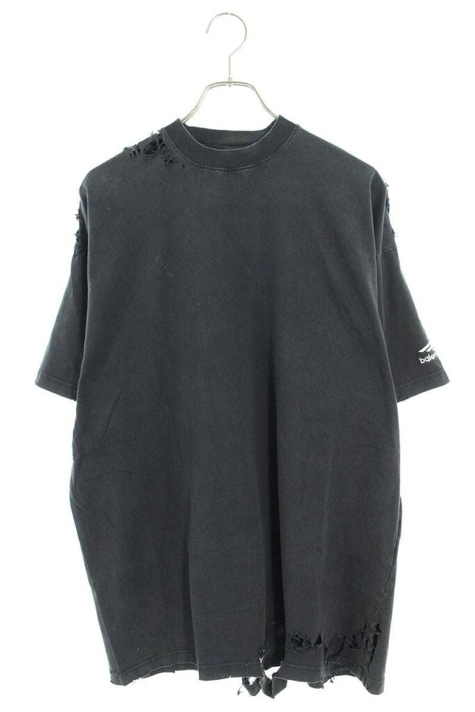 バレンシアガ BALENCIAGA OVERSIZED REPAIRED T-SHIRT 704056 TMVA5 ...