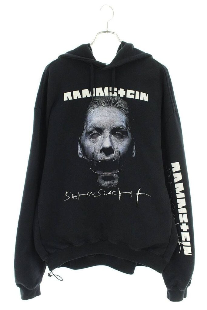 ヴェトモン  RAMMSTEIN PRINTED T-SHIRT MAH18TR27 オーバーサイズラムシュタインプリントTシャツ メンズ M