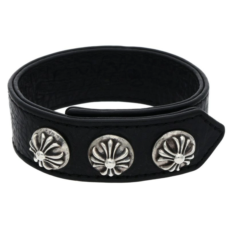 クロスボール3ボタン2スナップブレスレット