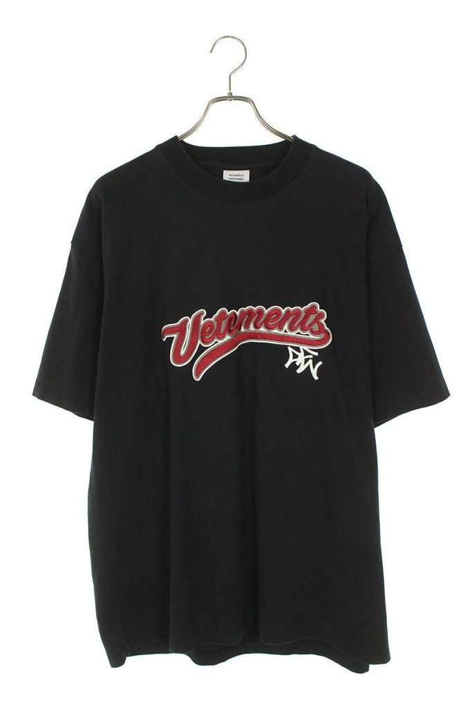 ヴェトモン VETEMENTS ベースボールロゴオーバーサイズTシャツ
