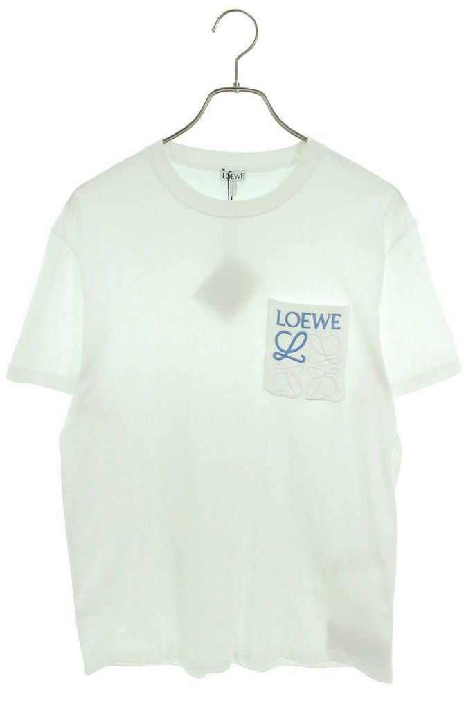 ロエベ LOEWE アナグラム刺繍ポケット半袖Tシャツ H526Y22X99
