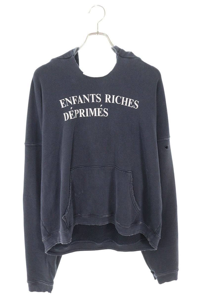 ダメージ加工クラシックロゴプルーオーバーパーカー CLASSIC LOGO HOODIE