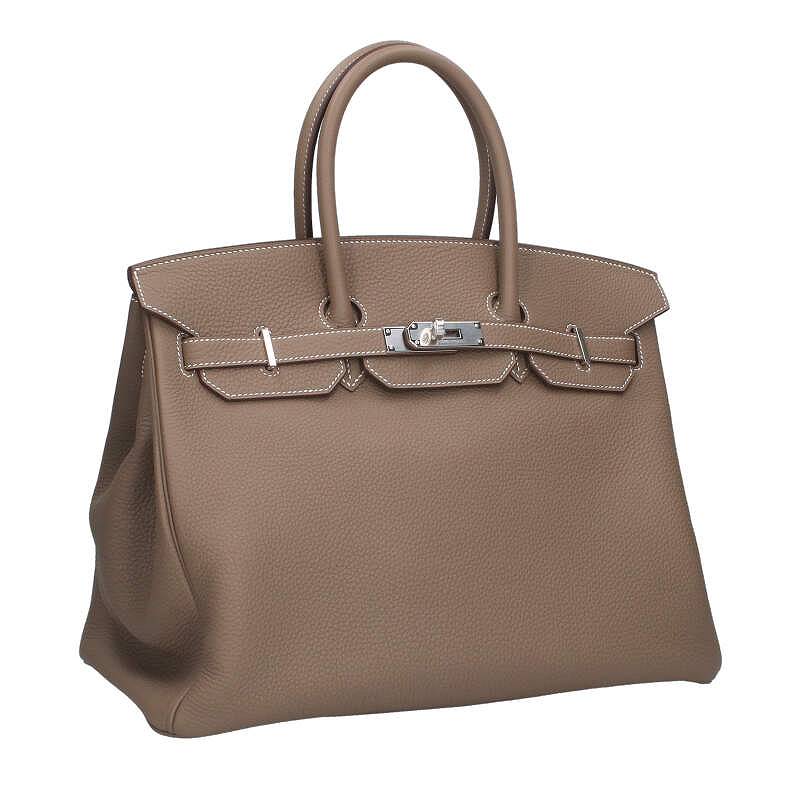 エルメス（HERMES）バーキン35 トゴエトープハンドバッグ B刻印 SV金具